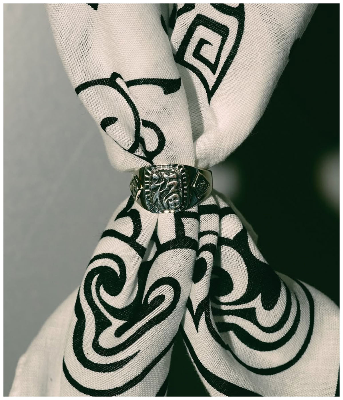 MEXICAN TASTE JAPANESE FUKU PINKY RING【SILVER】