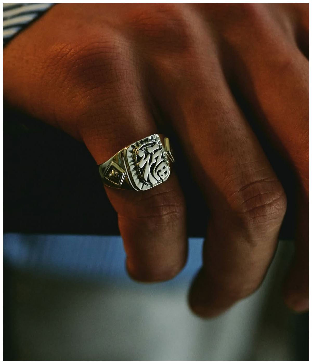 MEXICAN TASTE JAPANESE FUKU PINKY RING【SILVER】