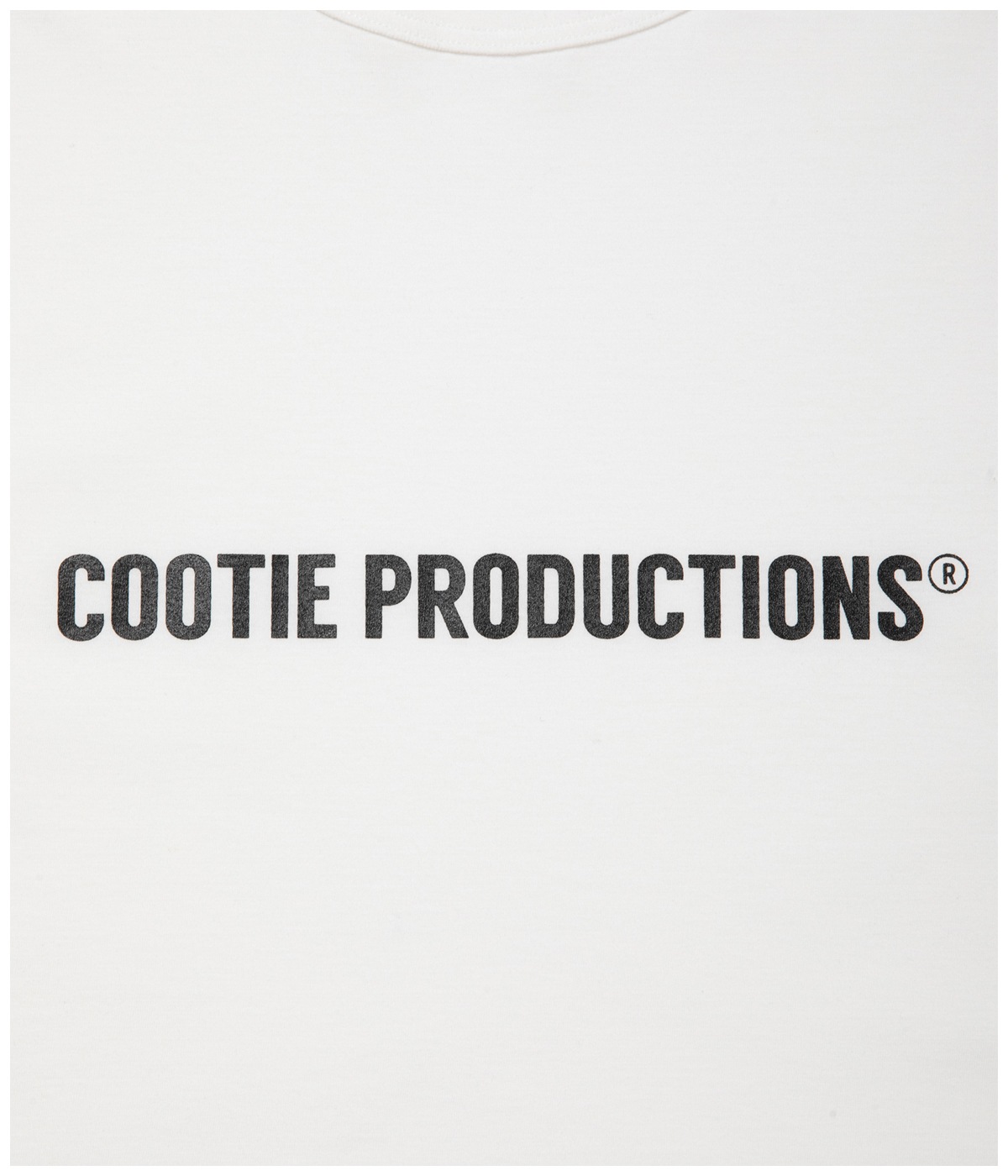 Print S/S Tee-1【WHITE】｜COOTIE PRODUCTIONS®︎｜MELTING POT（正規