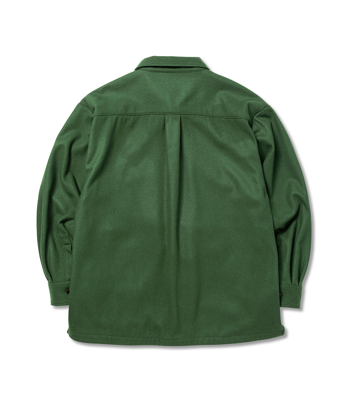 M/S OVER SHILHOUETTE SHIRT JACKET【BLUE】