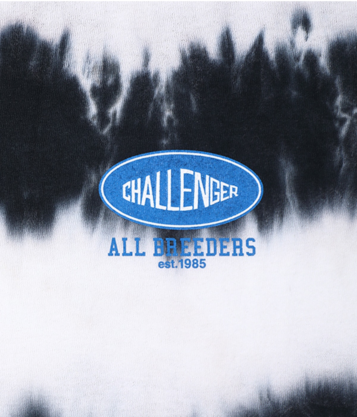 S/S TIE DYE BORDER TEE【RED BORDER】｜CHALLENGER｜MELTING POT 