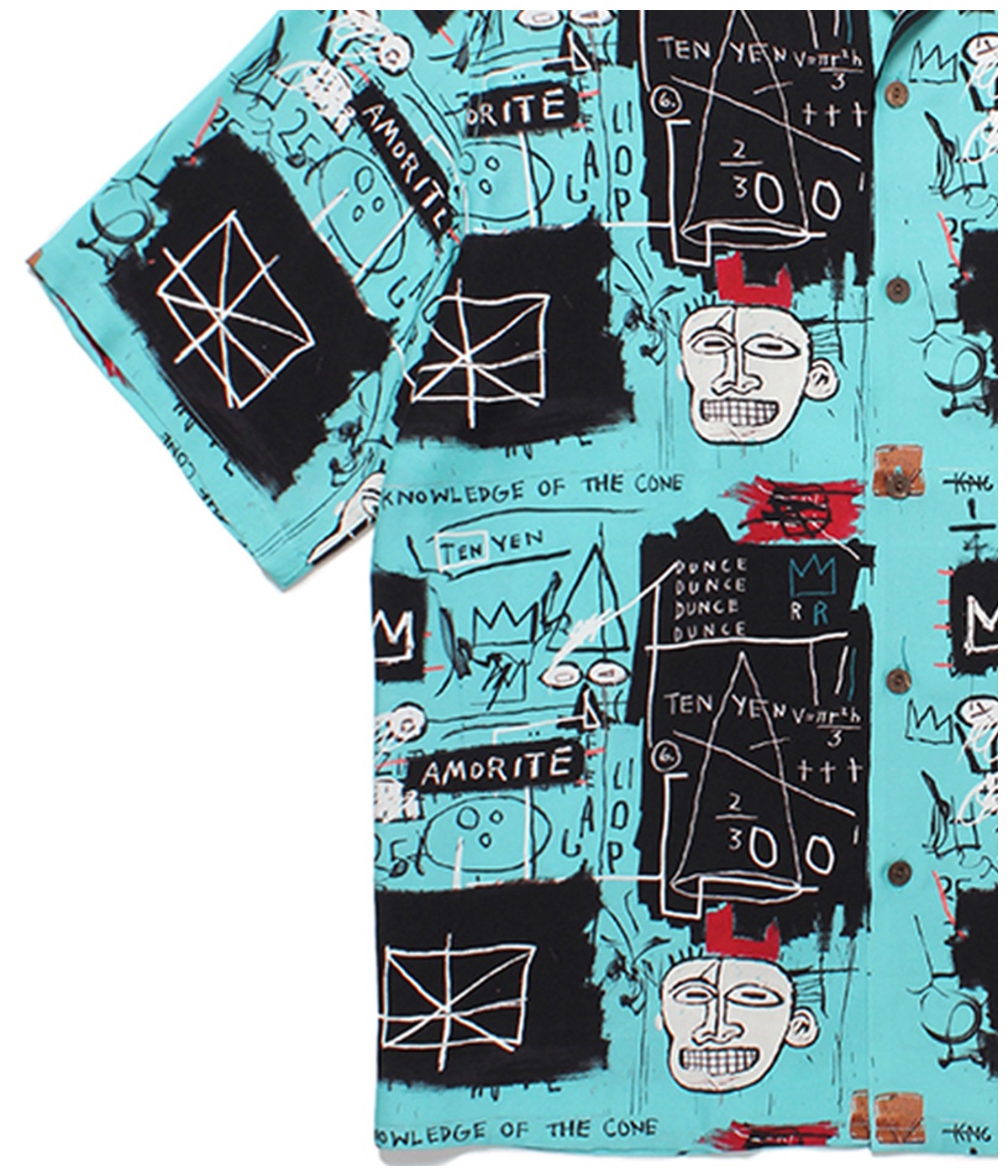 JEAN-MICHEL BASQUIAT / HAWAIIAN SHIRT (TYPE-2)【ONE】｜WACKO MARIA