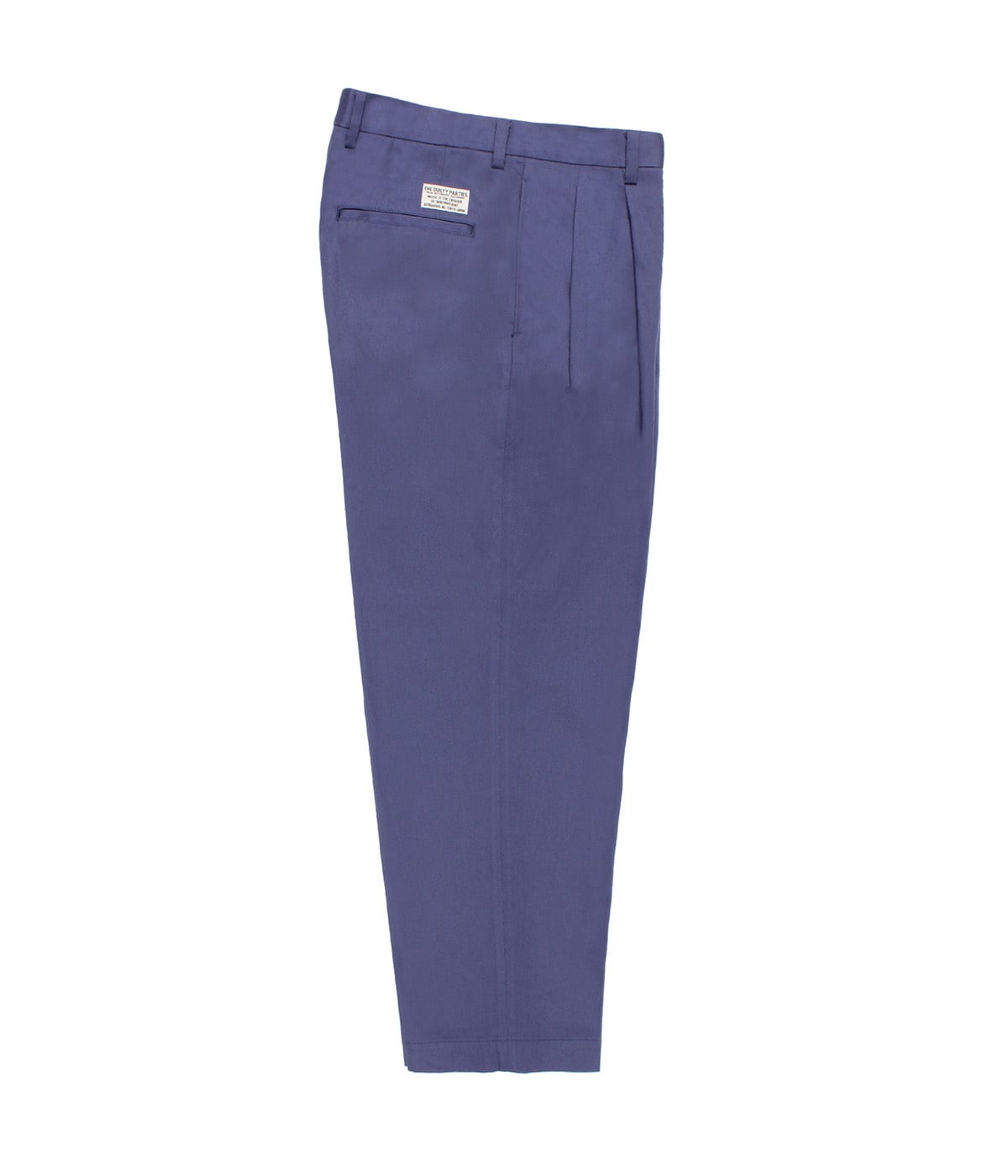 DOUBLE PLEATED CHINO TROUSERS【PURPLE】｜WACKO MARIA｜MELTING POT