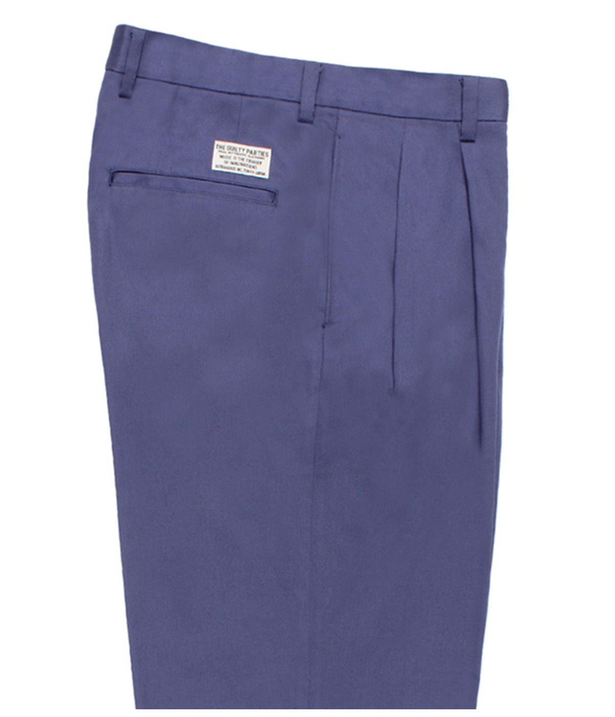 DOUBLE PLEATED CHINO TROUSERS【PURPLE】｜WACKO MARIA｜MELTING POT