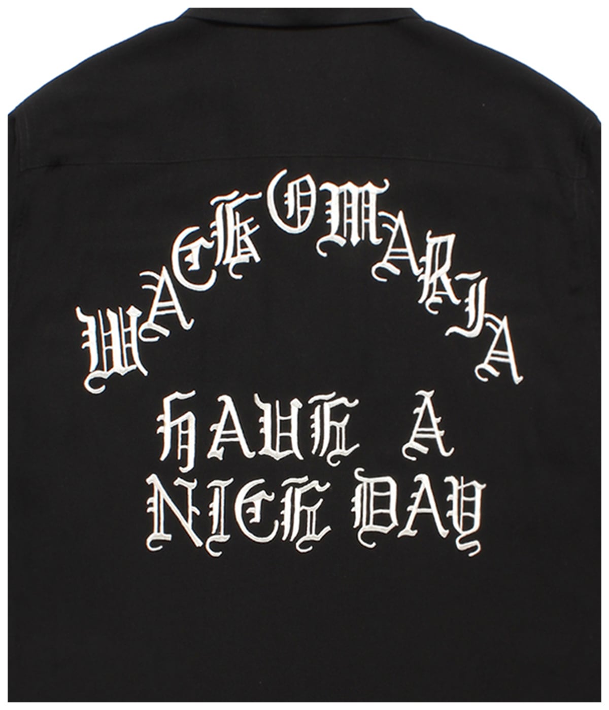 50'S OPEN COLLAR SHIRT (TYPE-3)【BLACK】｜WACKO MARIA｜MELTING POT