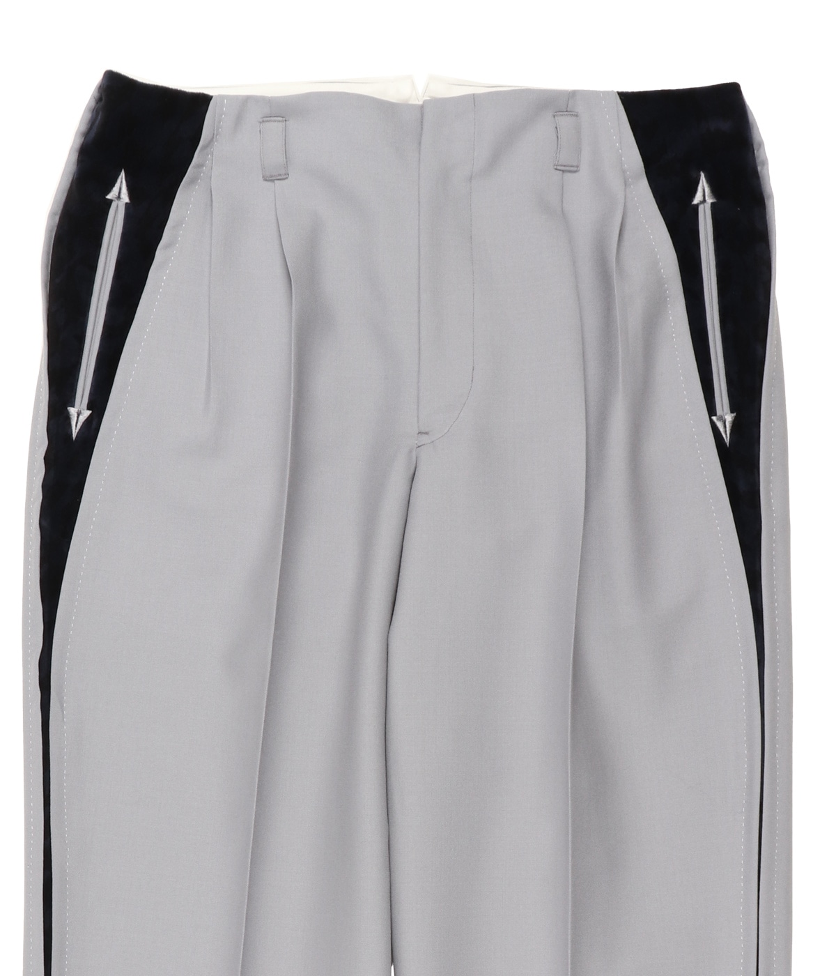 WOLF`S HEAD / DORMEUIL / ROCKABILLY PANTS【L-PURPLE】｜WACKO MARIA