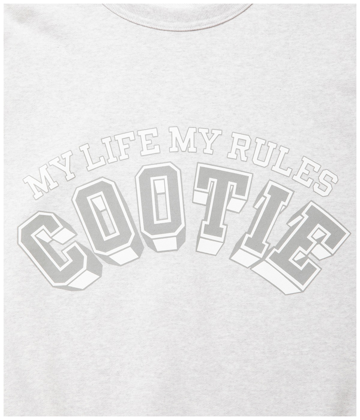 Open End Yarn Print Sweat Crew【OATMEAL】｜COOTIE PRODUCTIONS