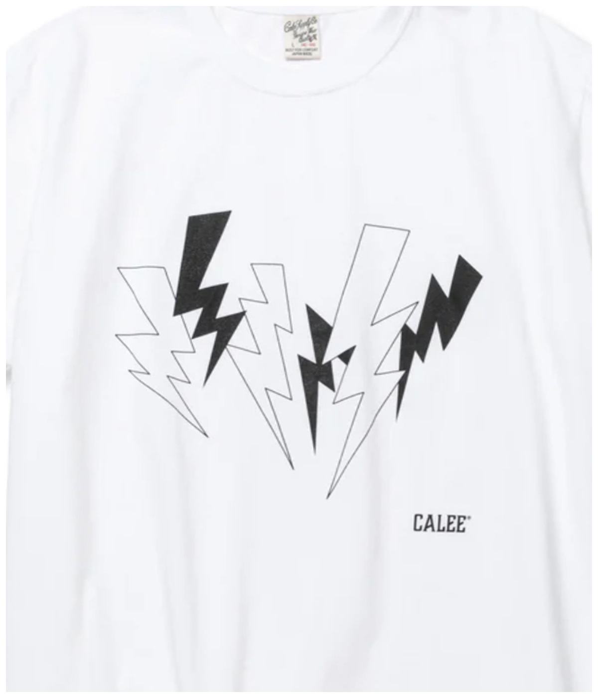 STRETCH THUNDER BOLT TEE【WHITE】