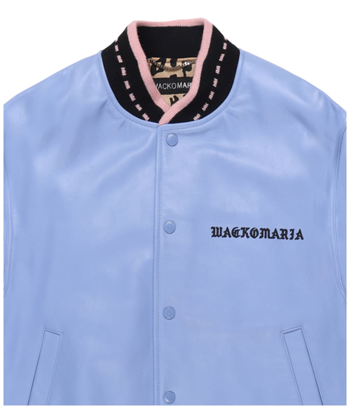 LEATHER VARSITY JACKET -A- (TYPE-2)【PURPLE】