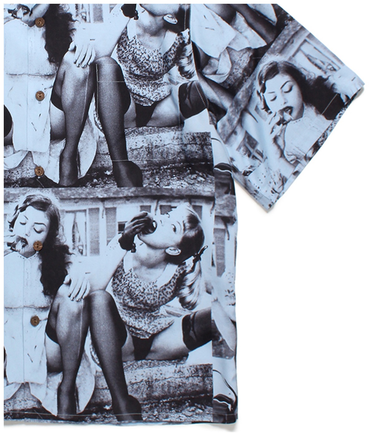 ELLEN VON UNWERTH / HAWAIIAN SHIRT (TYPE-2)【PURPLE】｜WACKO MARIA