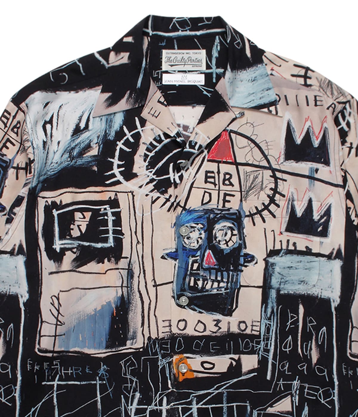 JEAN-MICHEL BASQUIAT / HAWAIIAN SHIRT L/S (TYPE-1)【ONE】｜WACKO