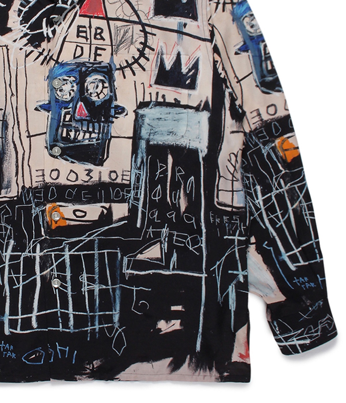 JEAN-MICHEL BASQUIAT / HAWAIIAN SHIRT L/S (TYPE-1)【ONE】｜WACKO