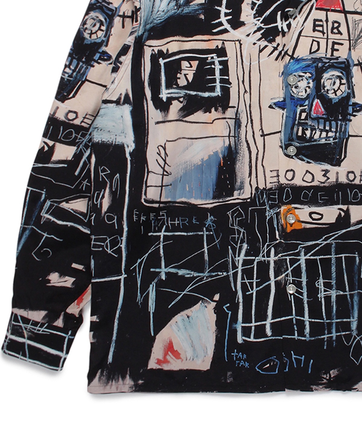 トップス JEAN-MICHEL BASQUIAT  S/S HAWAIIAN SHIRT JEAN-MICHEL BASQUIAT / S/S HAWAIIAN SHIRT (TYPE-5)【ONE