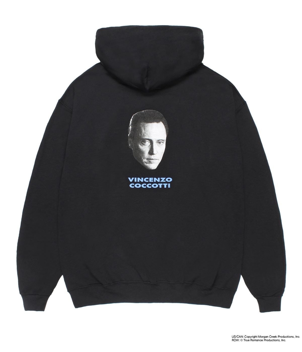 TRUE ROMANCE / HOODED SWEAT SHIRT (TYPE-3)【BLACK】