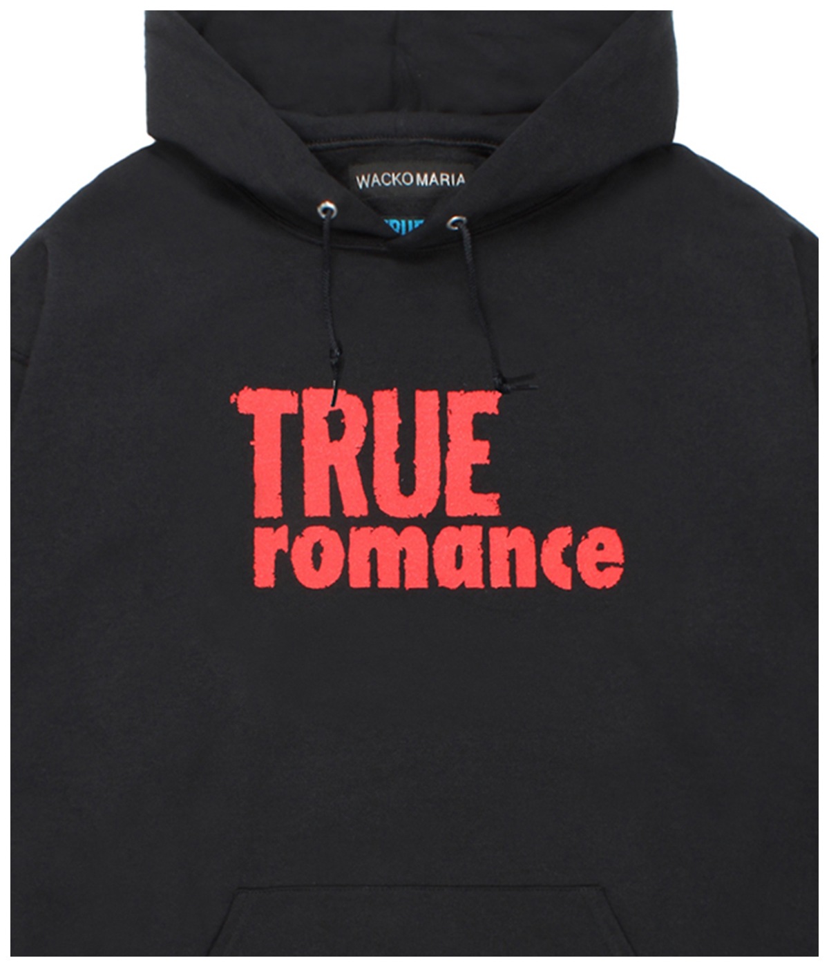 TRUE ROMANCE / HOODED SWEAT SHIRT (TYPE-3)【BLACK】