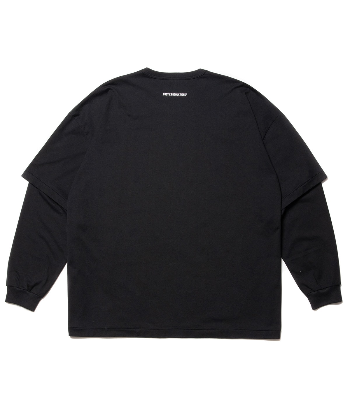 Supima Oversized Cellie L/S Tee【BLACK】