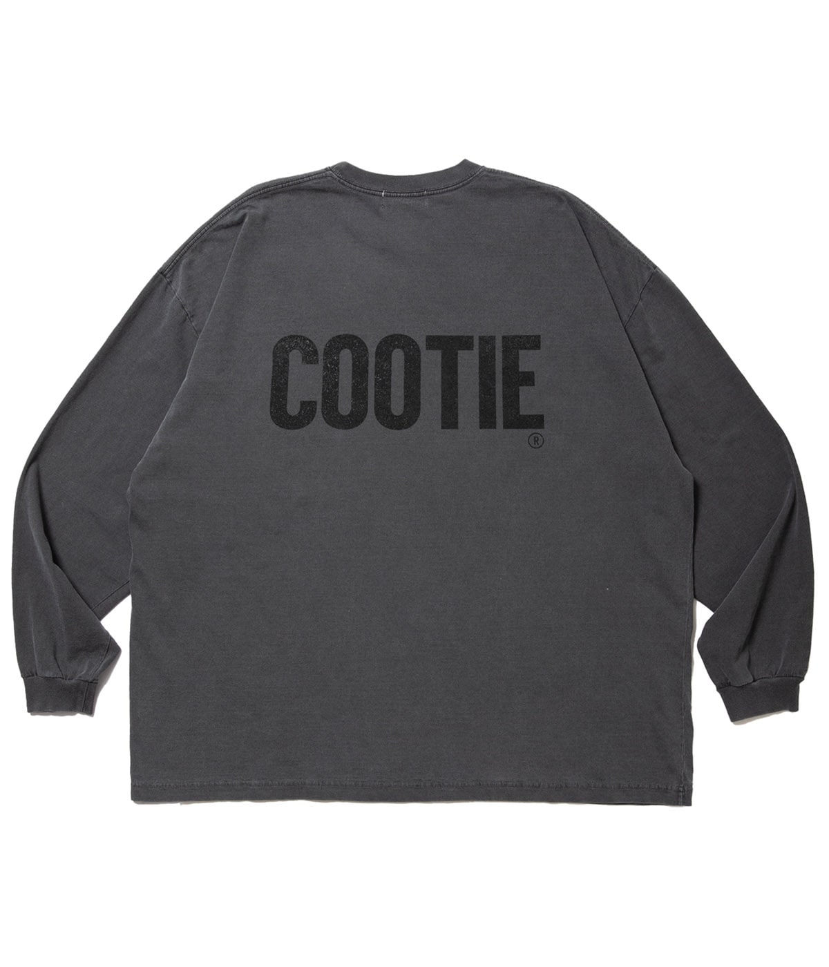Pigment Dyed L/S Tee【BLACK】｜COOTIE PRODUCTIONS