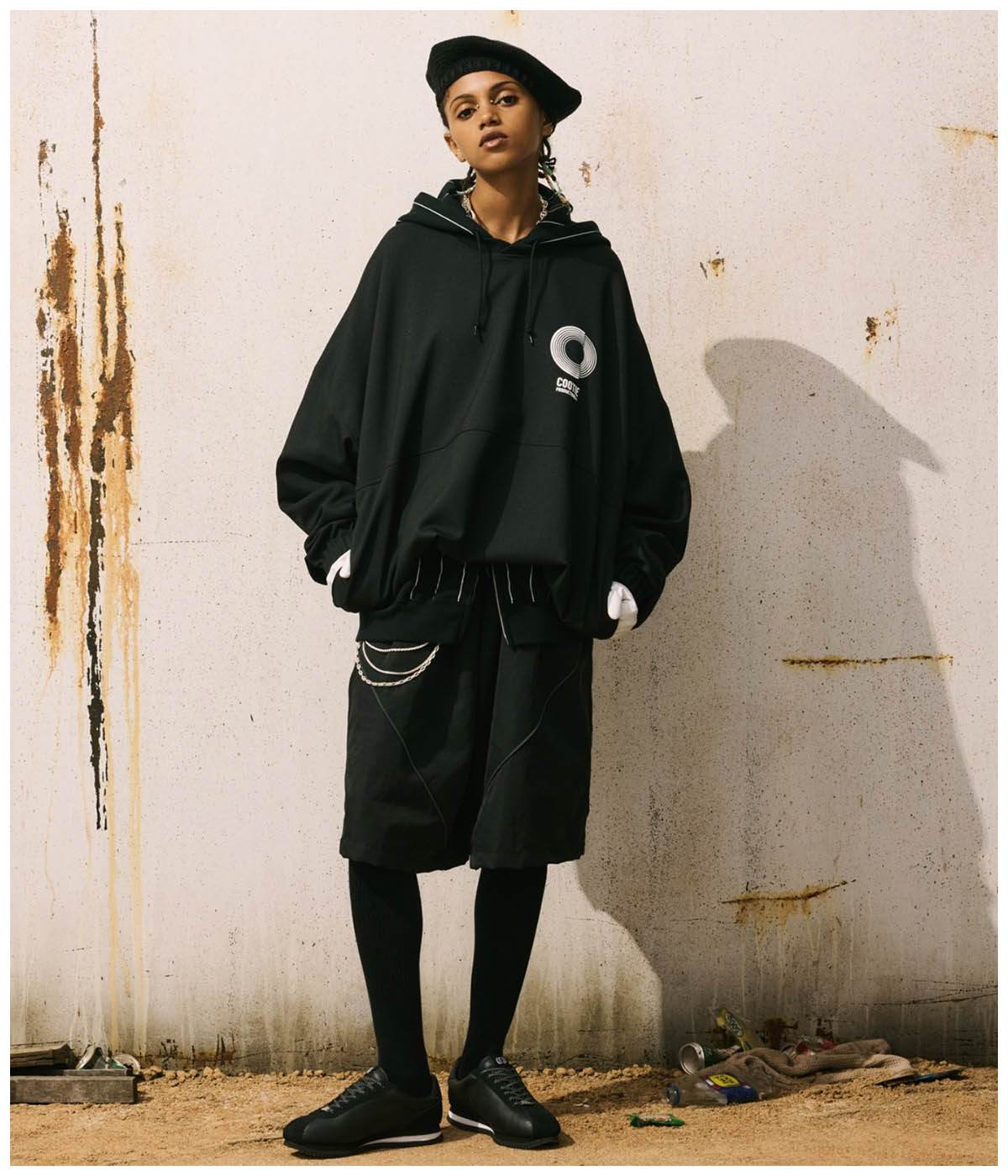 Polyester Twill Football Top【BLACK】｜COOTIE PRODUCTIONS 