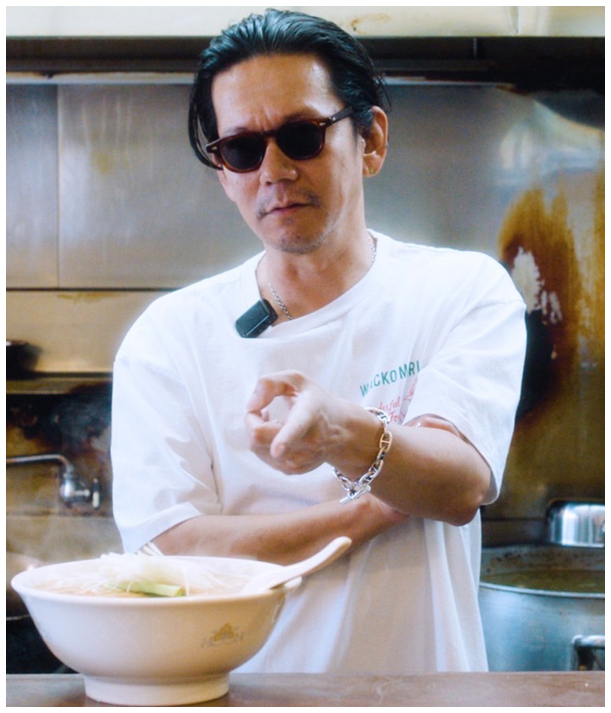 鶏舎 wacko maria ワコマリア WEIGHT Tシャツ　M　tee　白 鶏舎 / WASHED HEAVY WEIGHT T-SHIRT (TYPE-5)【WHITE】｜WACKO