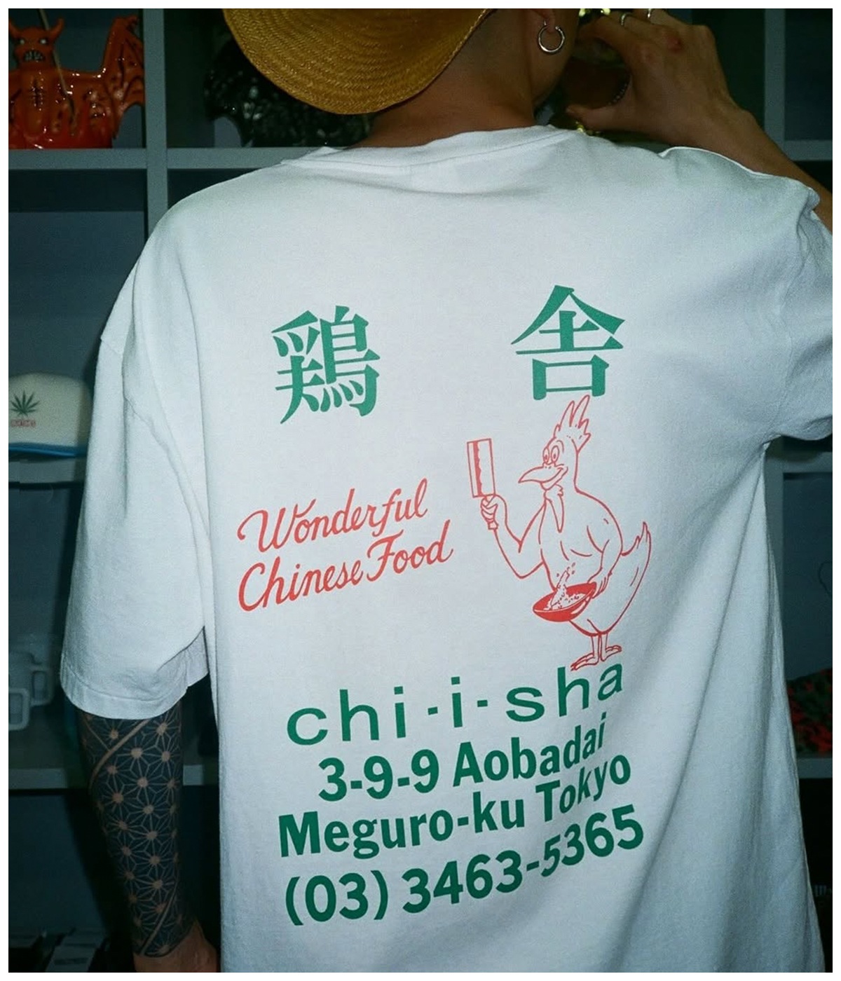 WACKO MARIA 鶏舎 CREW NECK T-SHIRT 鶏舎 / WASHED HEAVY WEIGHT CREW NECK T-SHIRT ( TYPE-5