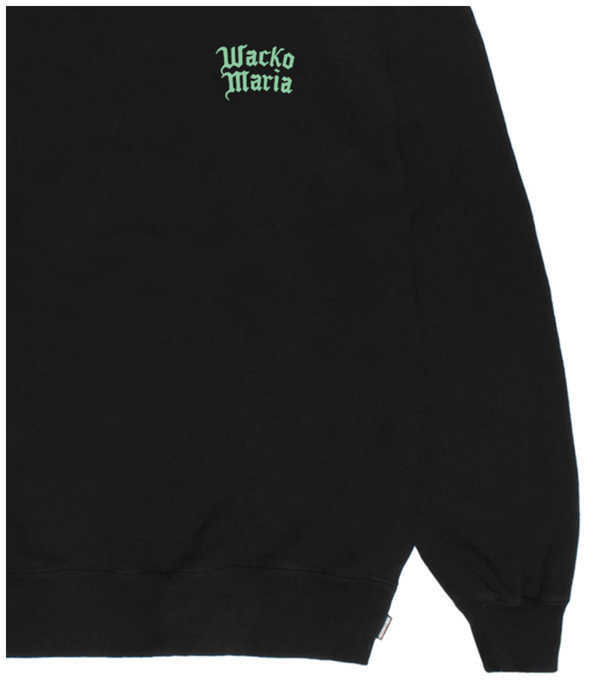 WASHED HEAVY WEIGHT SWEAT SHIRT (TYPE-3)【BLACK-GREEN】