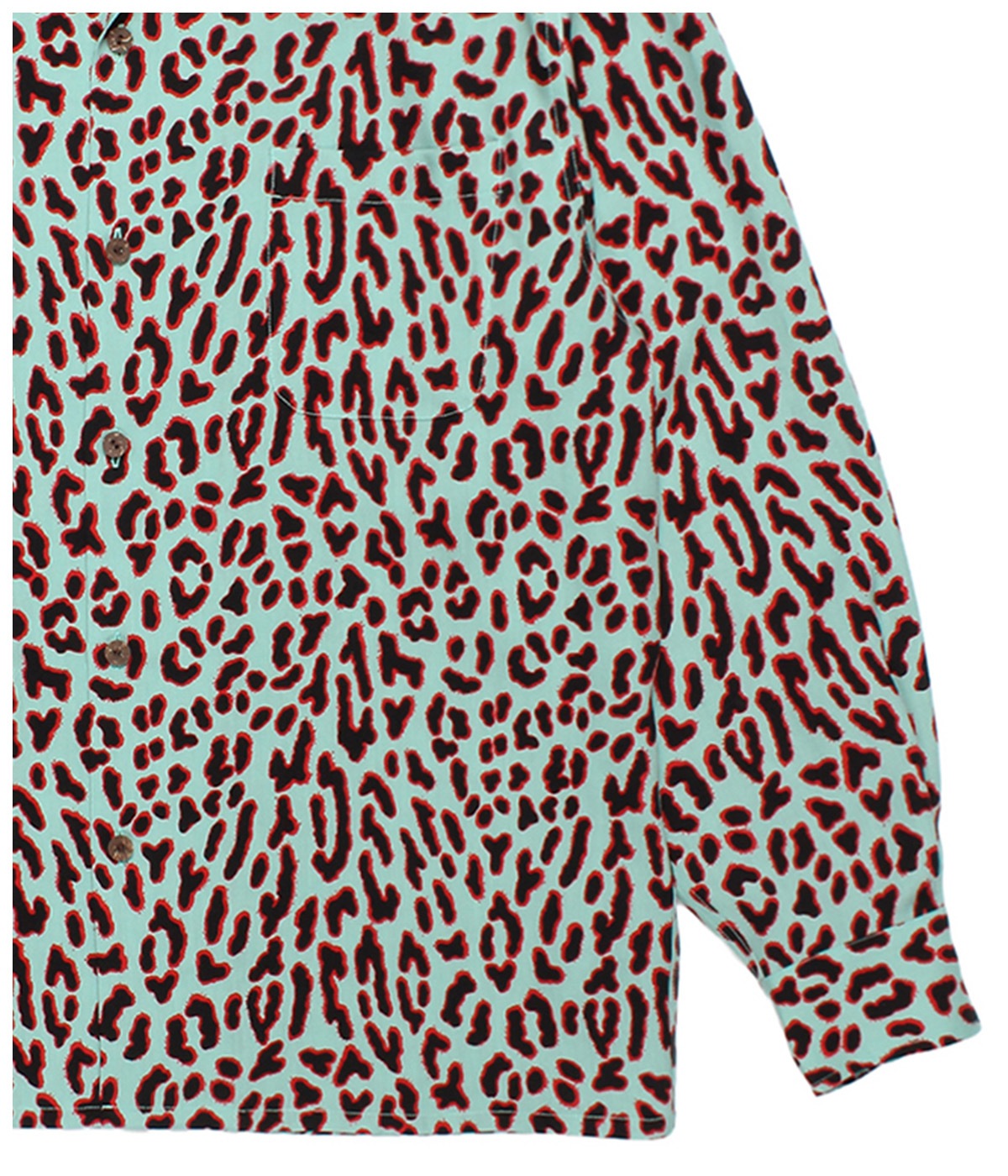 LEOPARD HAWAIIAN SHIRT【MINT】｜WACKO MARIA｜MELTING POT（正規取扱
