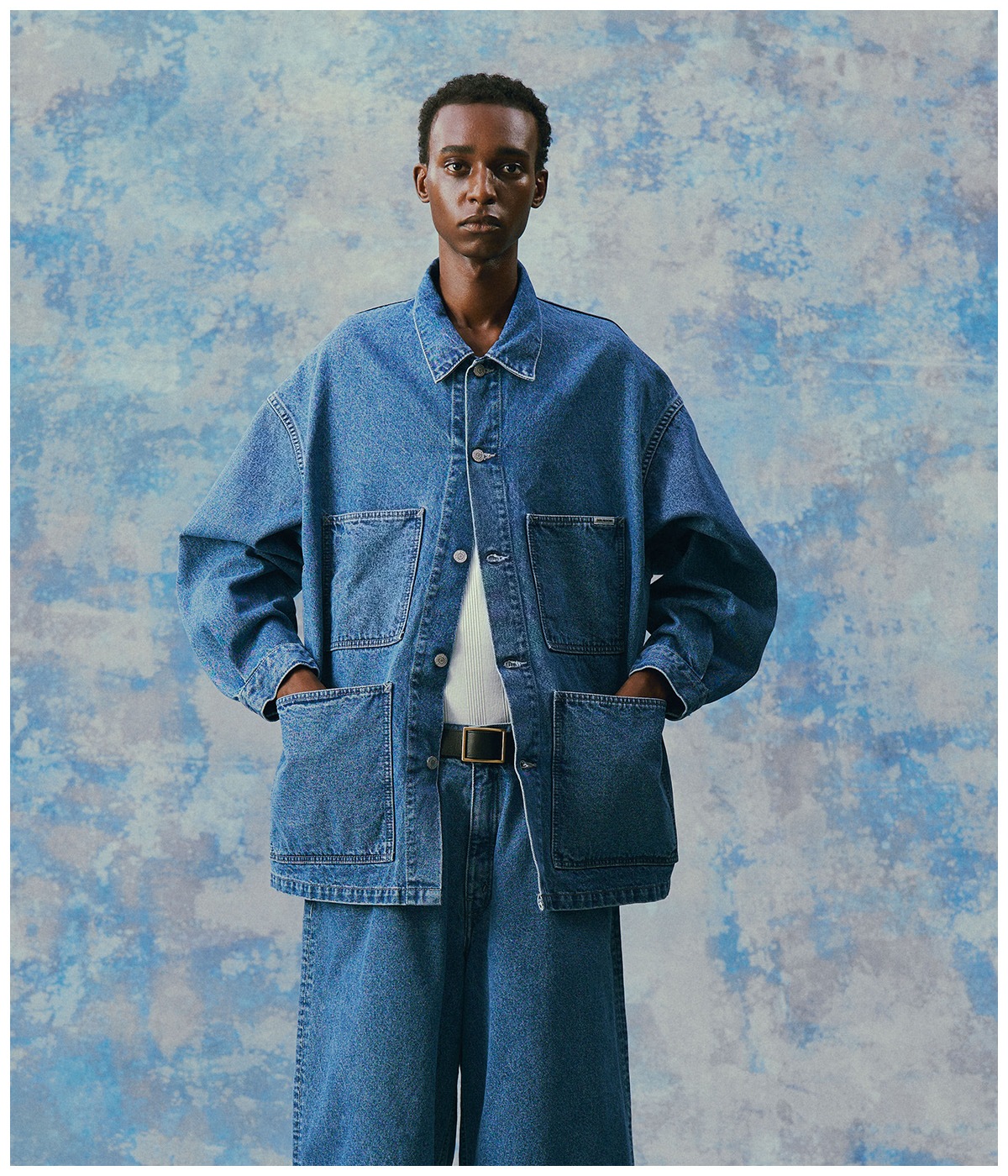 Denim Coverall【INDIGO HARD WASH】