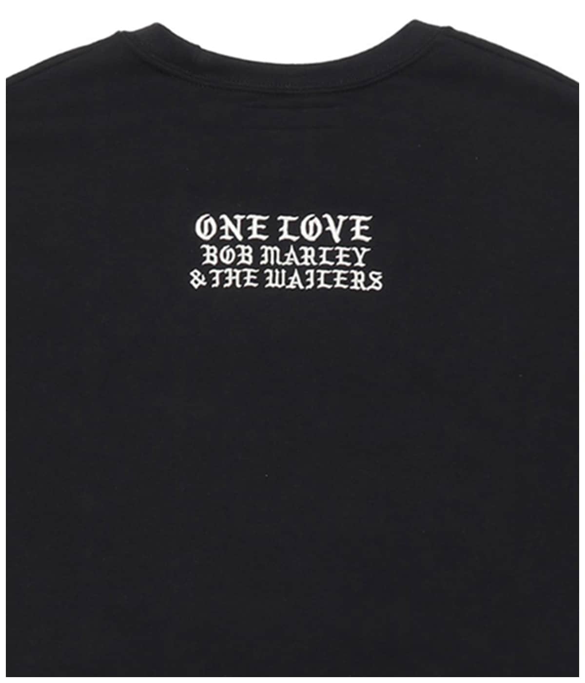 BOB MARLEY / CREW NECK SWEAT SHIRT (TYPE-1)【BLACK】