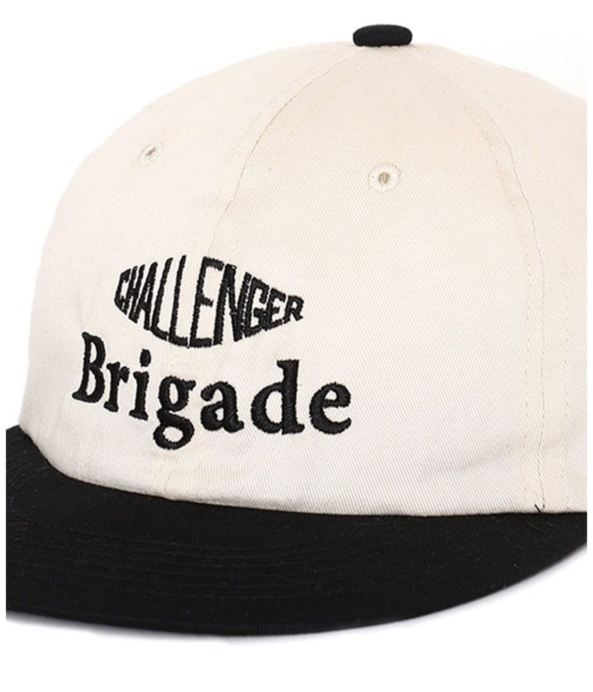 CLASSIC TWILL CAP【WHITE-BLACK】｜CHALLENGER｜MELTING POT