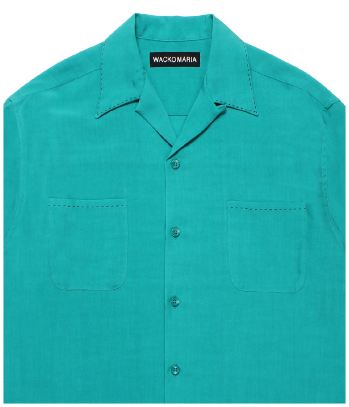 50'S OPEN COLLAR SHIRT (TYPE-5)【GREEN】