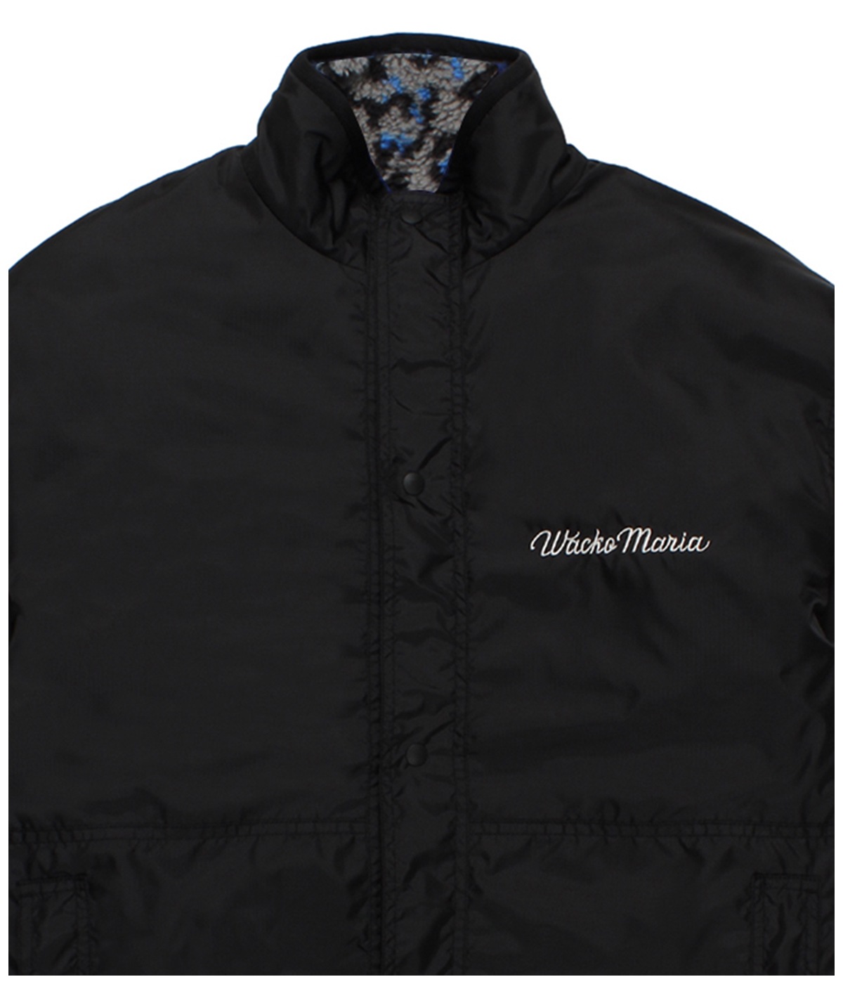 REVERSIBLE LEOPARD BOA FLEECE JACKET【GRAY】｜WACKO MARIA｜MELTING