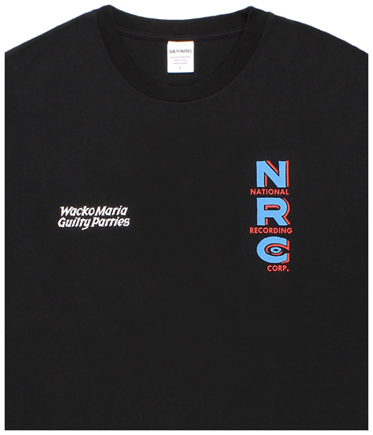WASHED HEAVY WEIGHT T-SHIRT (TYPE-6)【BLACK】｜WACKO MARIA