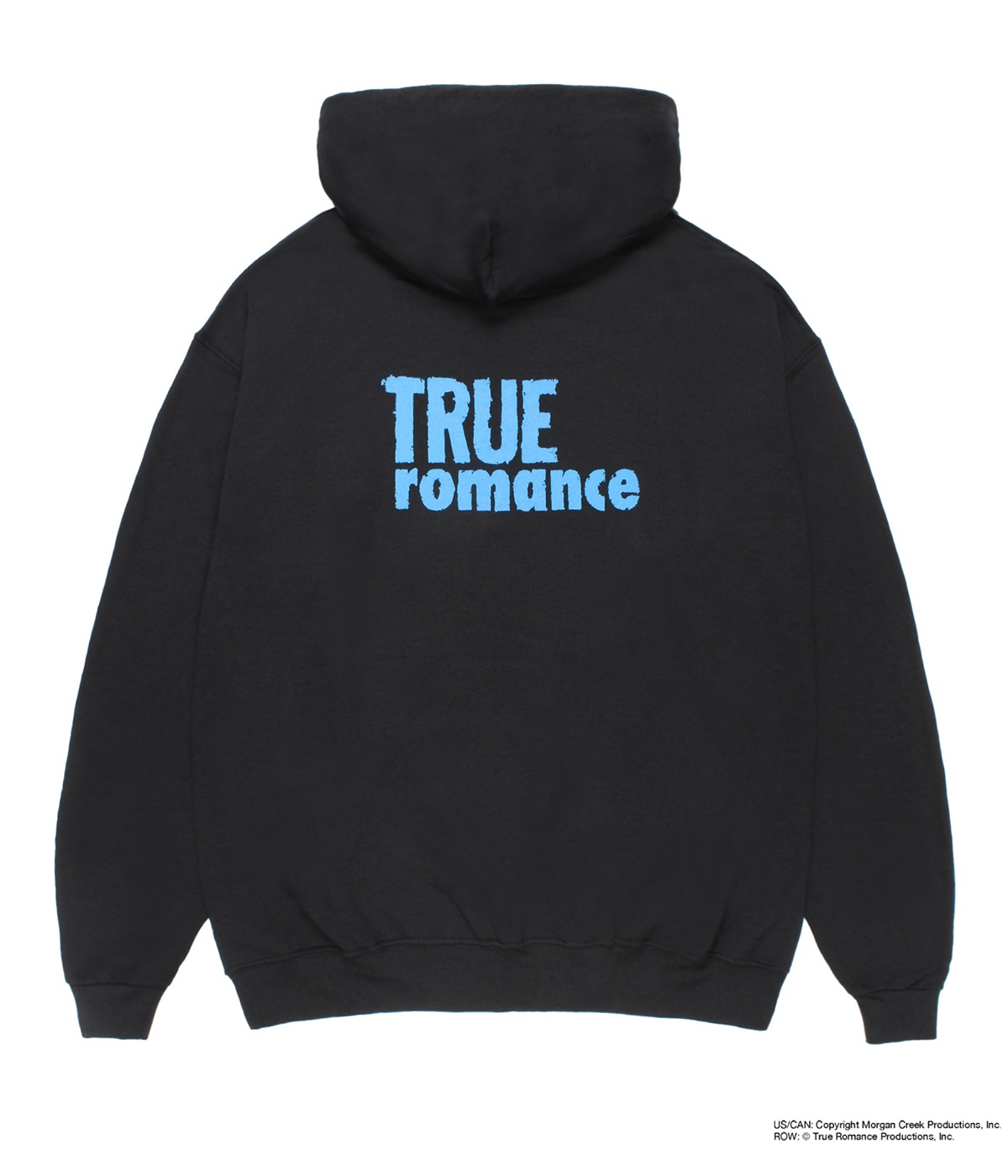 TRUE ROMANCE / HOODED SWEAT SHIRT (TYPE-2)【BLACK】