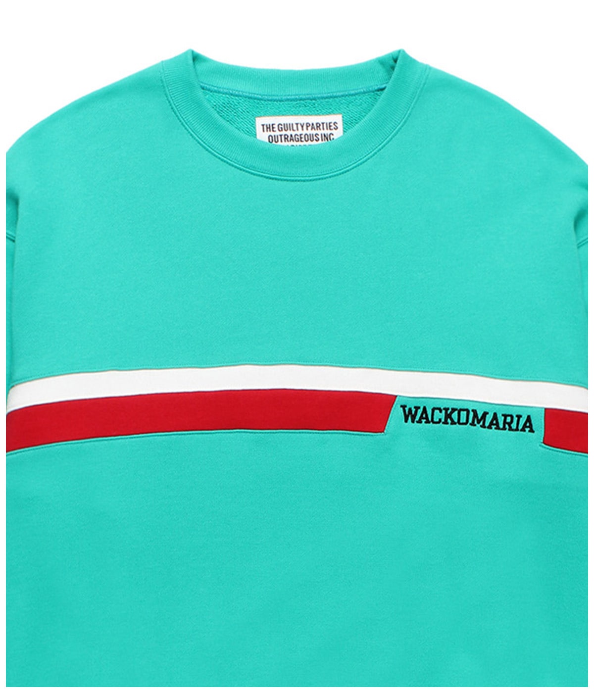 MIDDLE WEIGHT CREW NECK SWEAT SHIRT (TYPE-3)【TURQUOISE