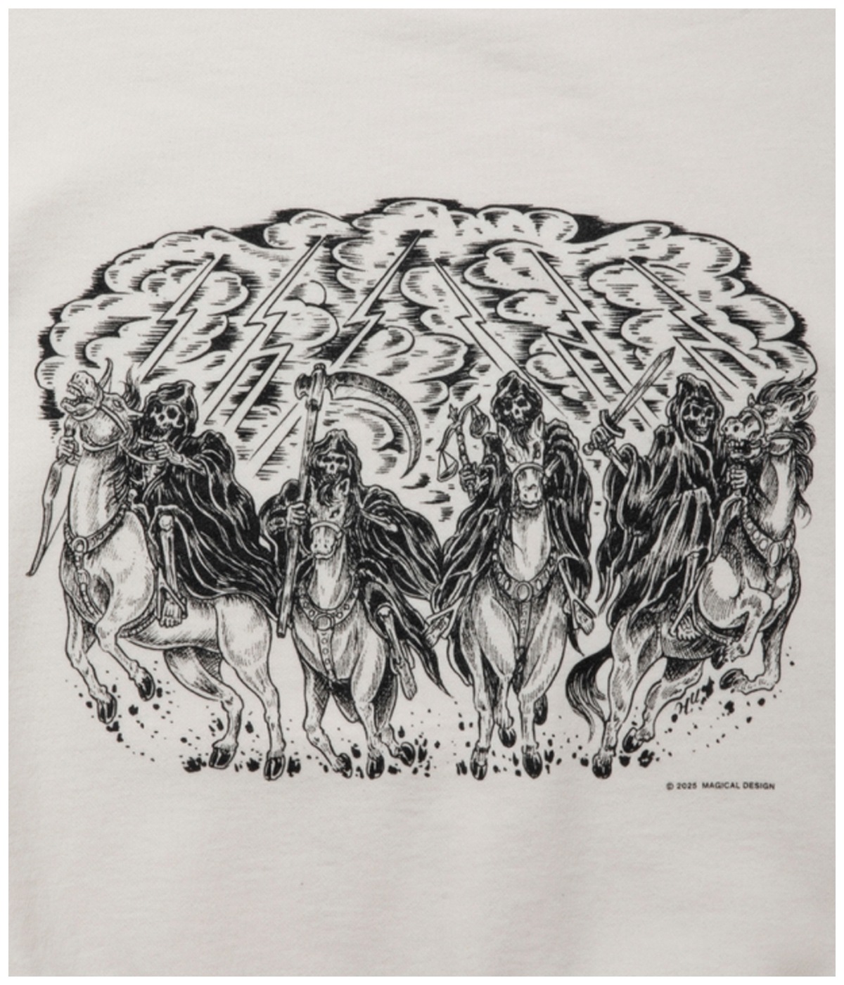 Print Sweat Hoodie (Magical Design®︎ )【OFF IVORY】｜COOTIE