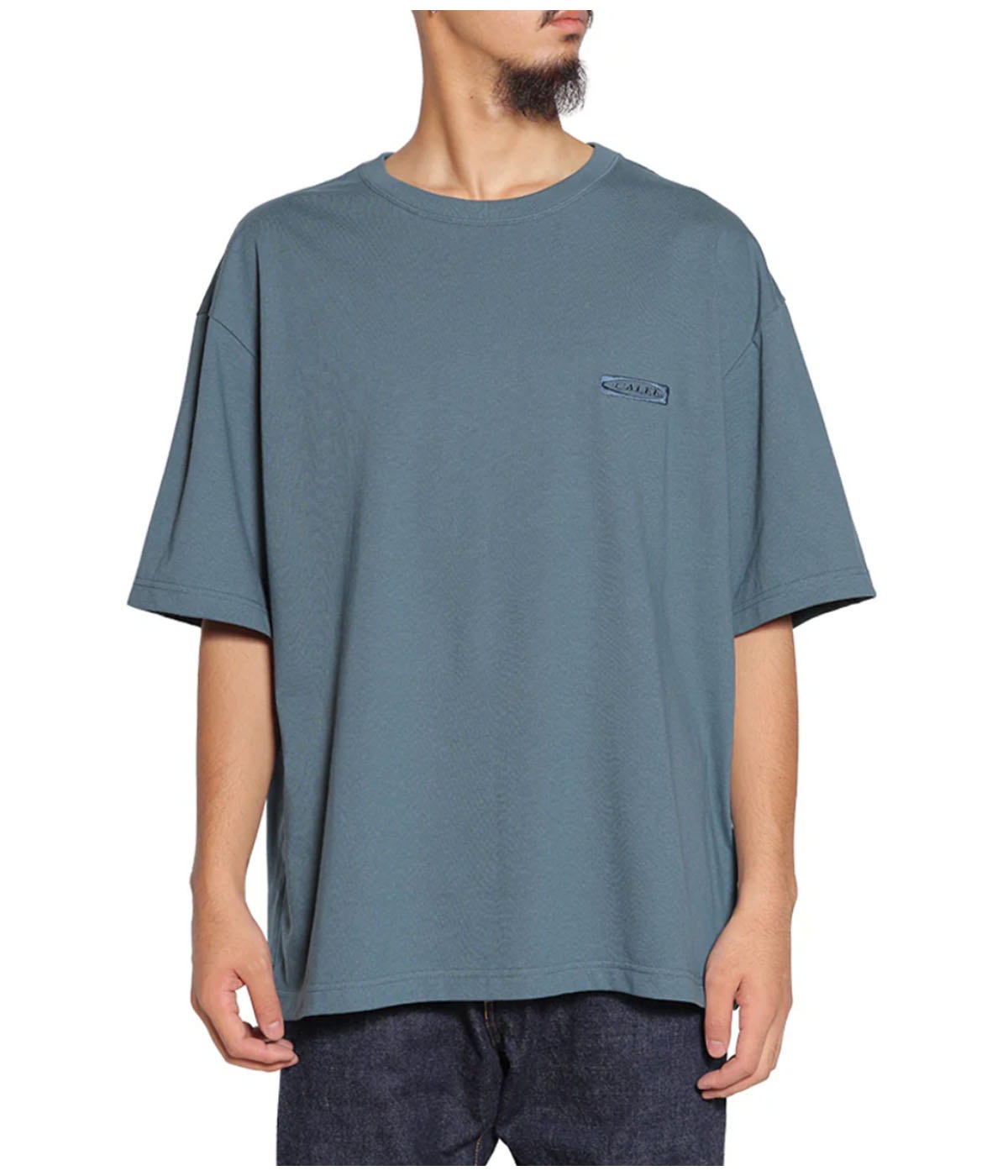 VINTAGE TYPE CALEE LOGO S/S TEE【CHARCOAL GREEN】