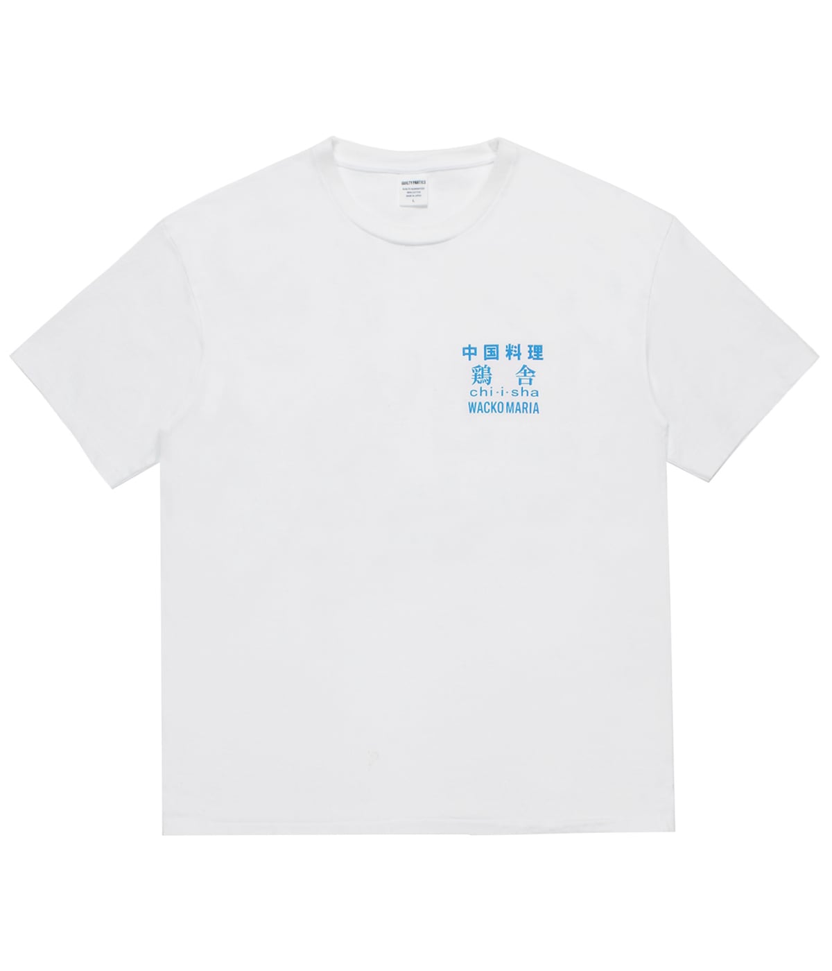 鶏舎 / WASHED HEAVY WEIGHT T-SHIRT (TYPE-3)【WHITE】｜WACKO