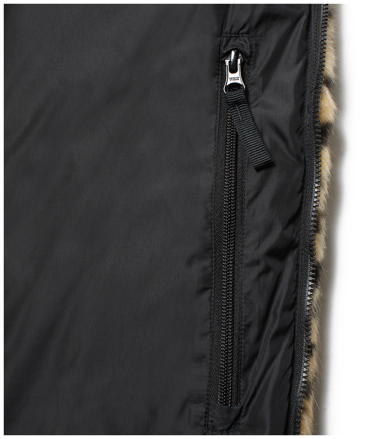 NANGA / LEOPARD FAUX FUR DOWN JACKET【BEIGE】