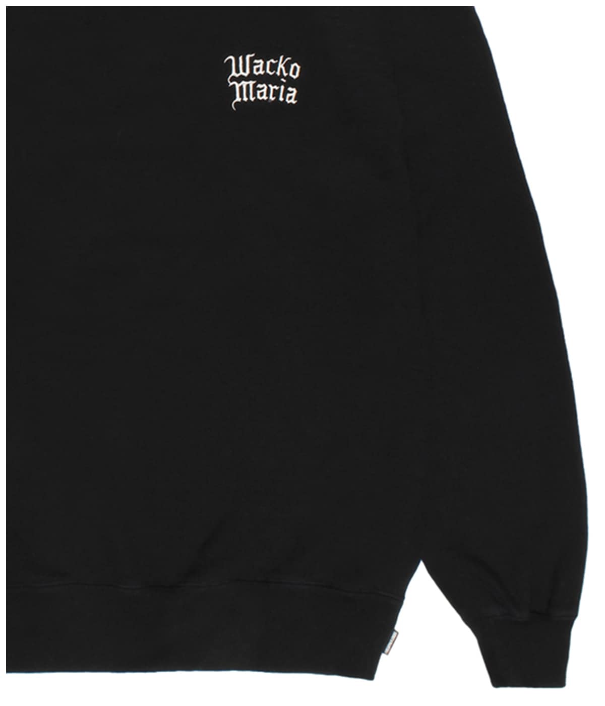 WASHED HEAVY WEIGHT SWEAT SHIRT (TYPE-2)【BLACK-WHITE】