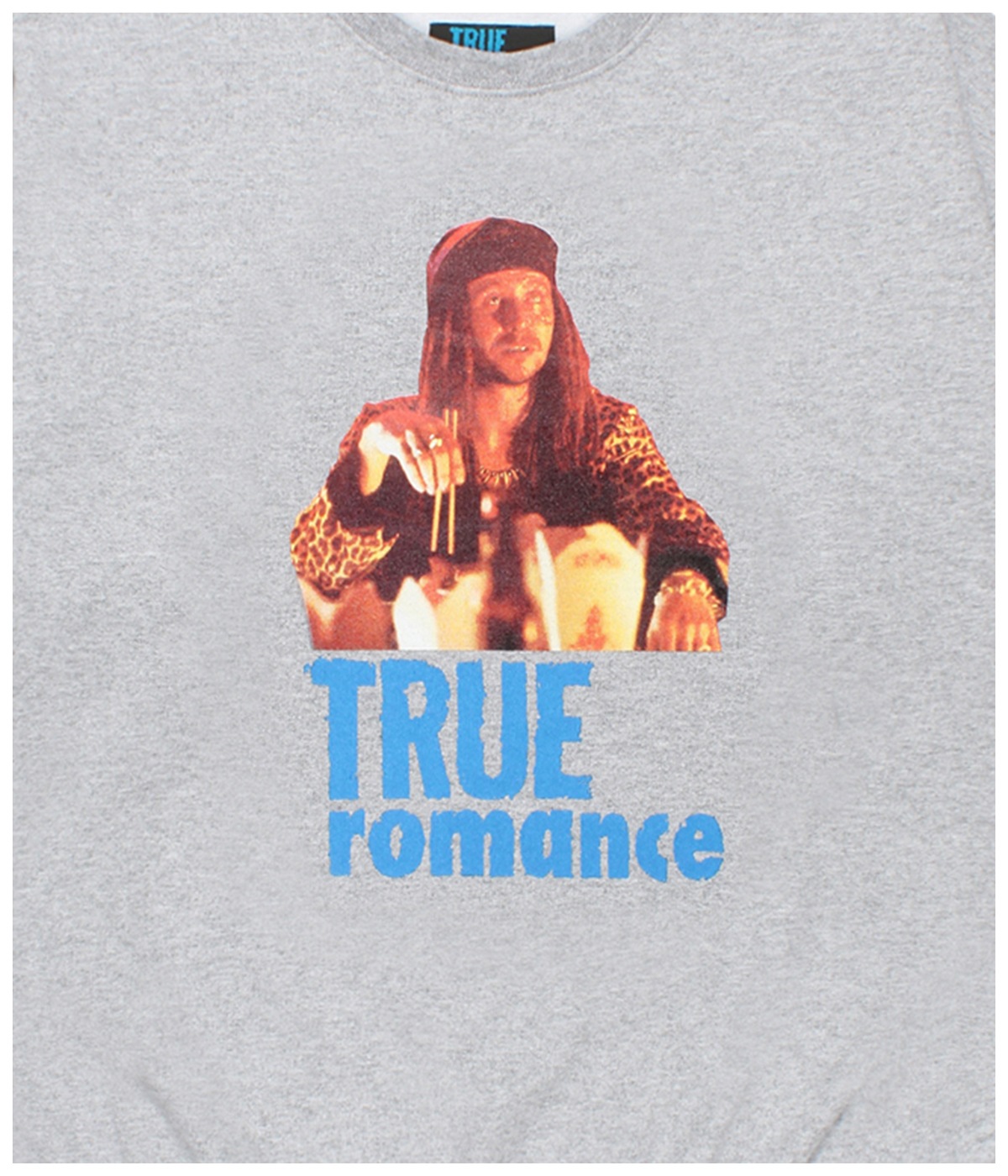 TRUE ROMANCE / CREW NECK SWEAT SHIRT (TYPE-1)【GRAY】