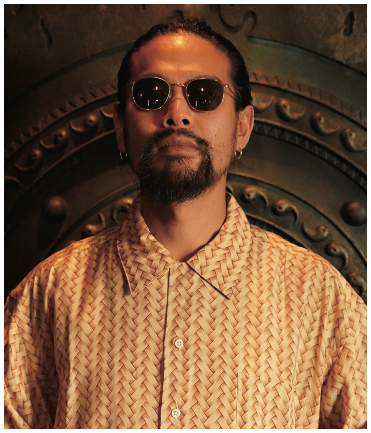 BIG BAMBOO HAWAIIAN SHIRT【BEIGE】｜exodus brand™｜MELTING POT