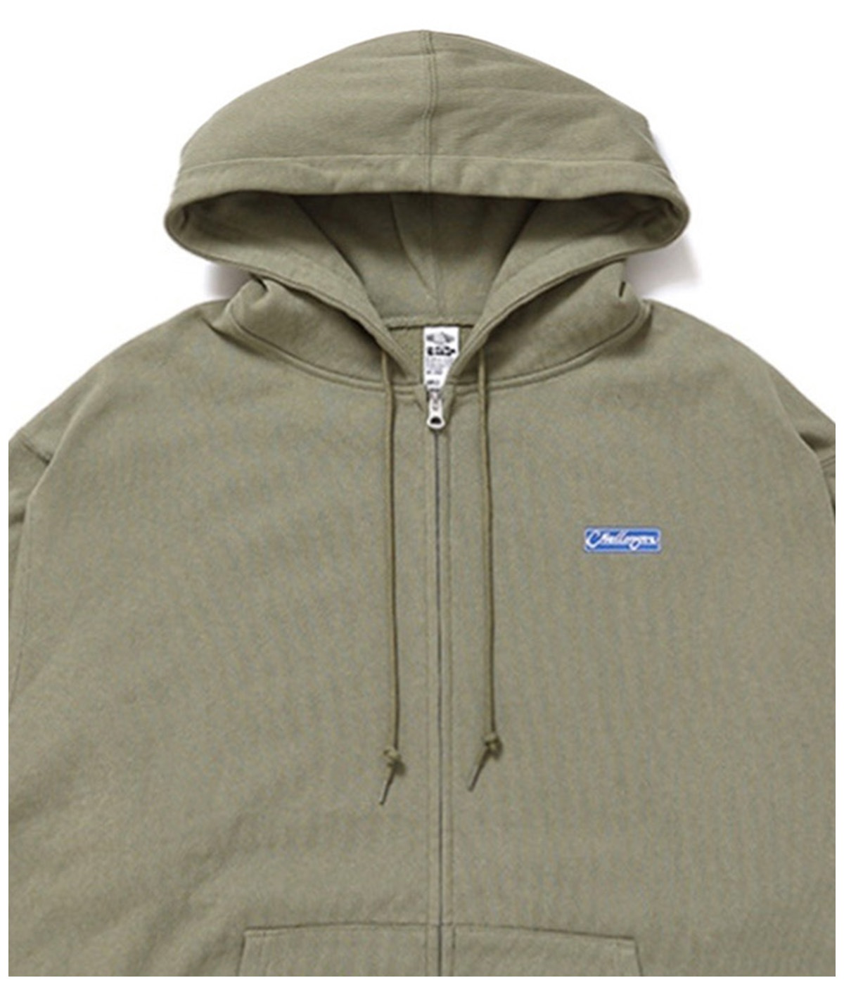 BAR LOGO ZIP HOODIE【KHAKI】
