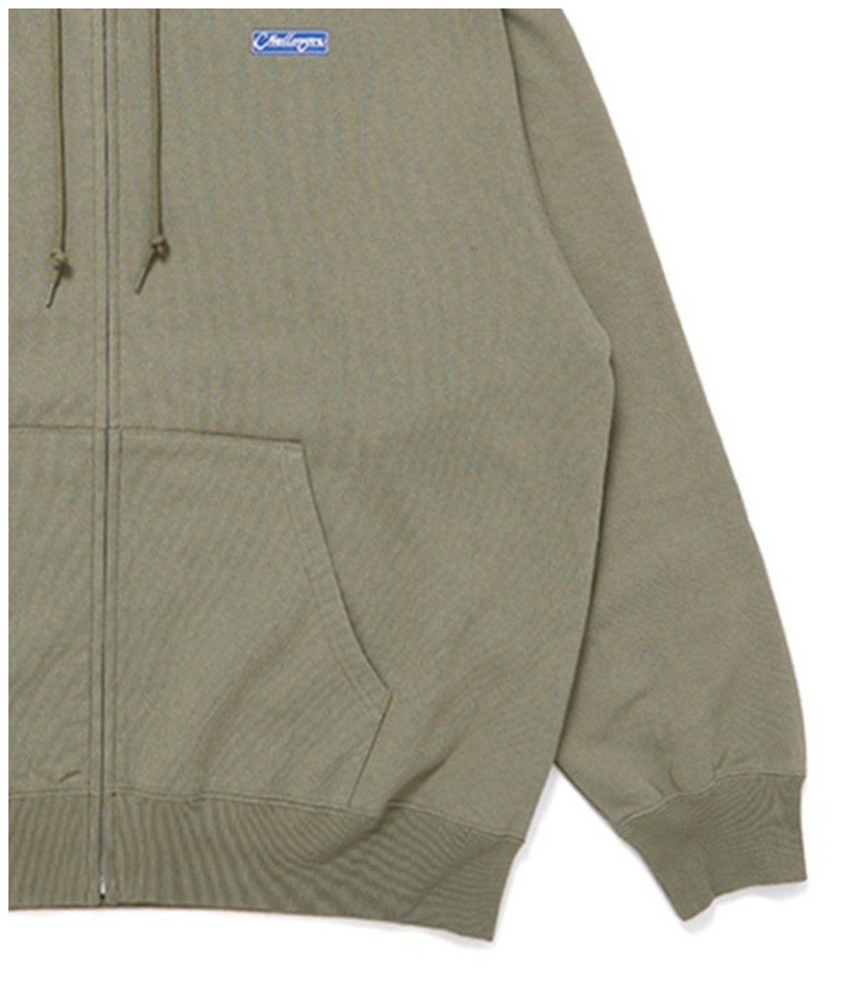 BAR LOGO ZIP HOODIE【KHAKI】