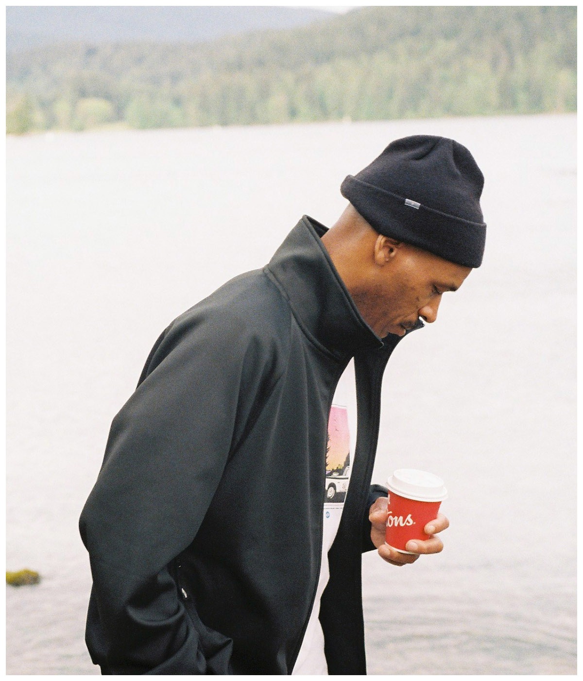 ZIP UP WARM CORE【BLACK】