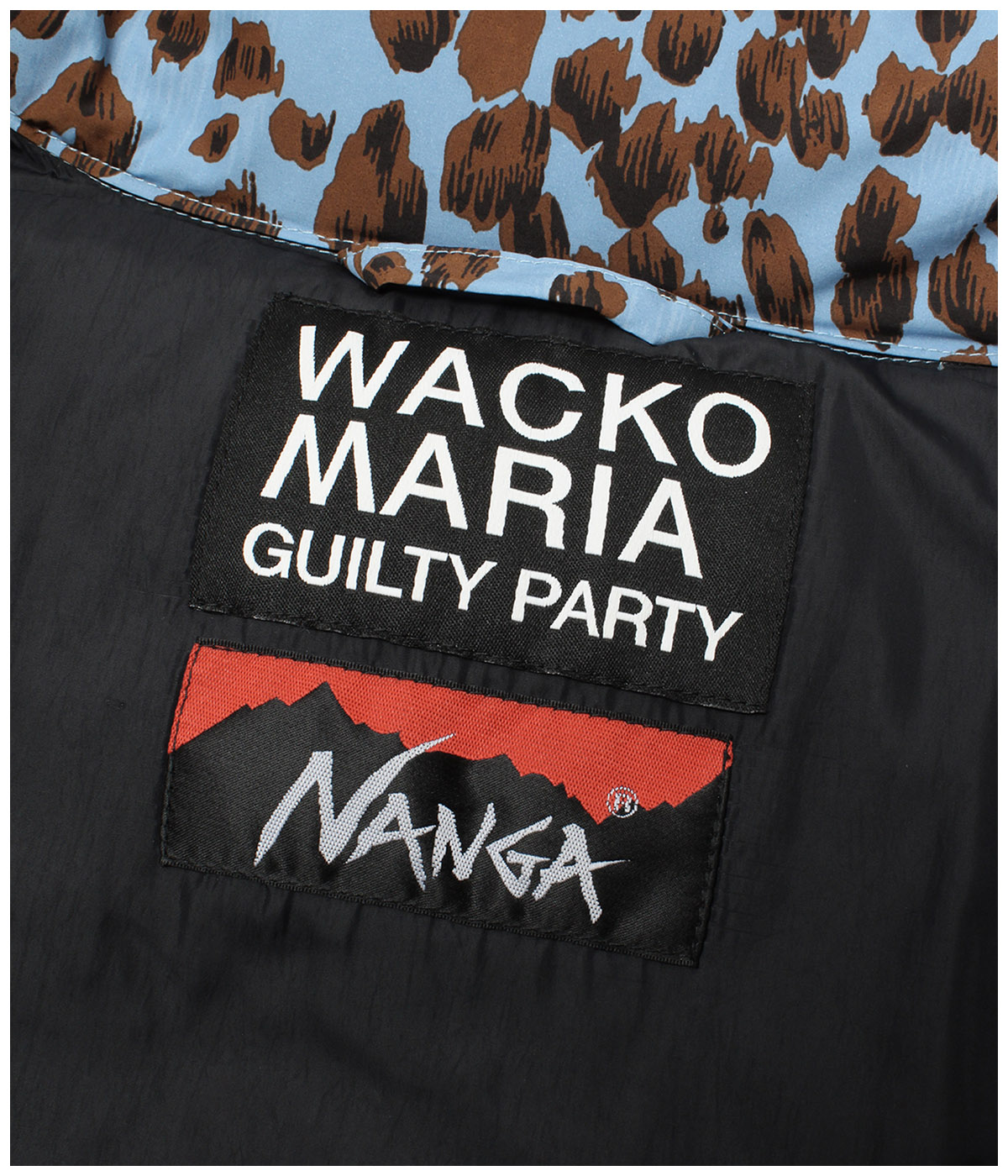 NANGA / LEOPARD DOWN JACKET【BLUE】｜WACKO MARIA｜MELTING POT