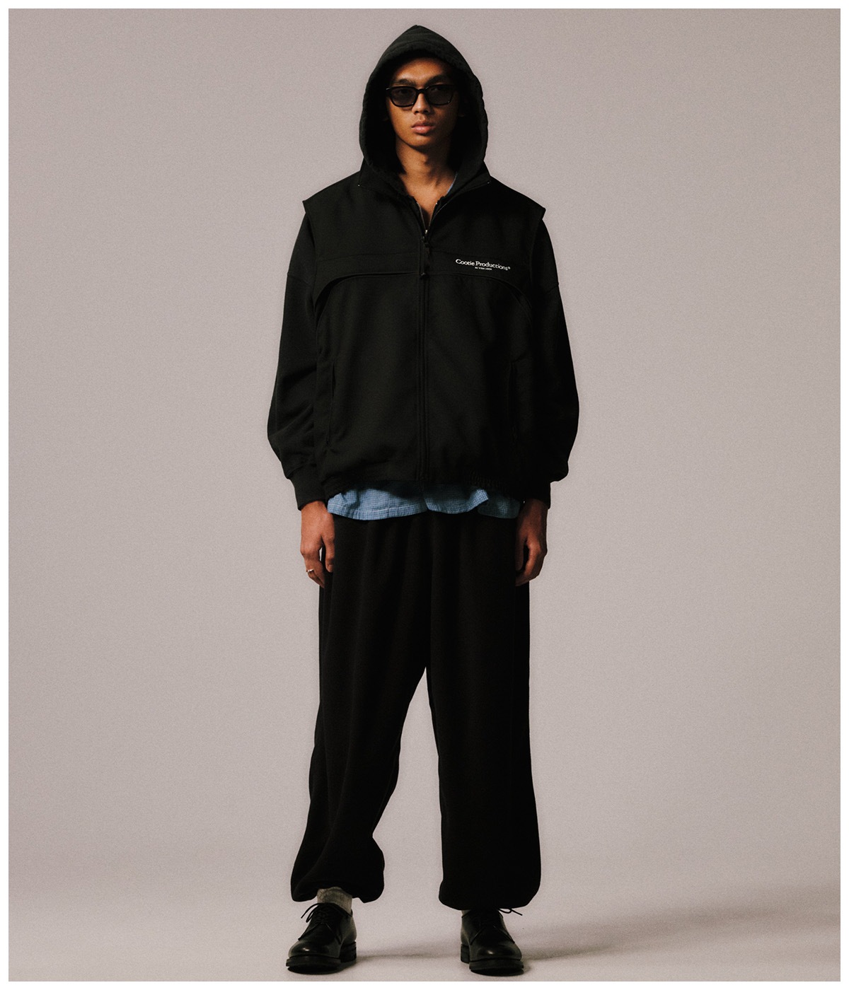 Fleece Wide Easy Pants【BLACK】