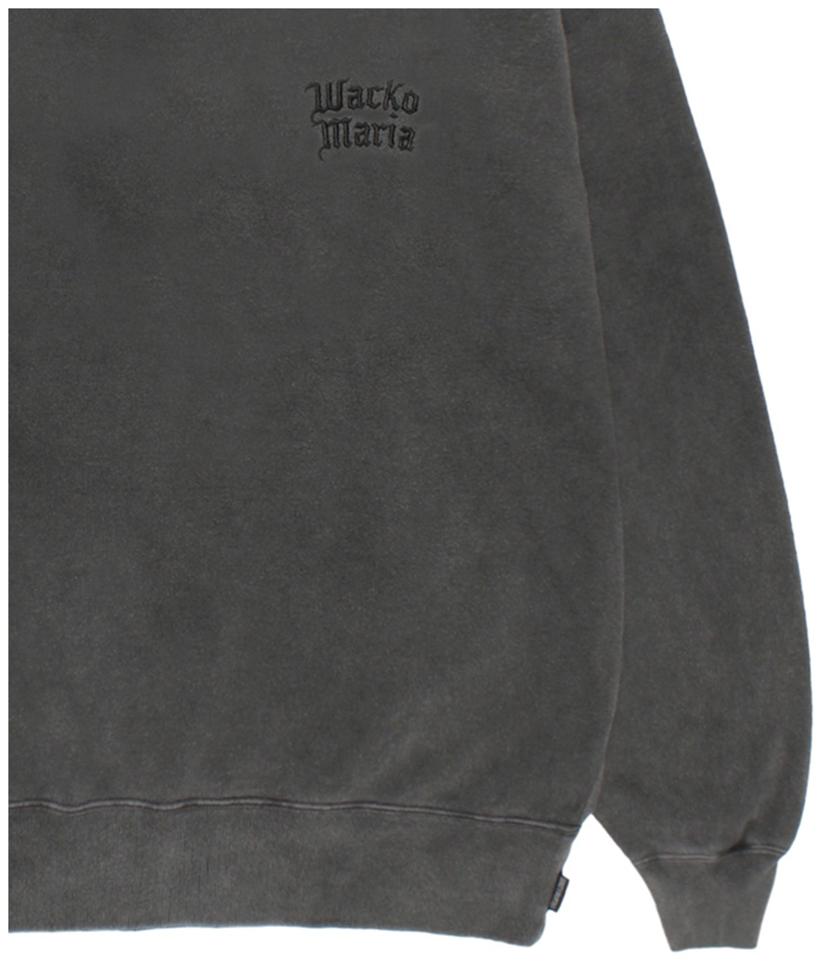 WASHED HEAVY WEIGHT SWEAT SHIRT (TYPE-2)【GRAY-BLACK】