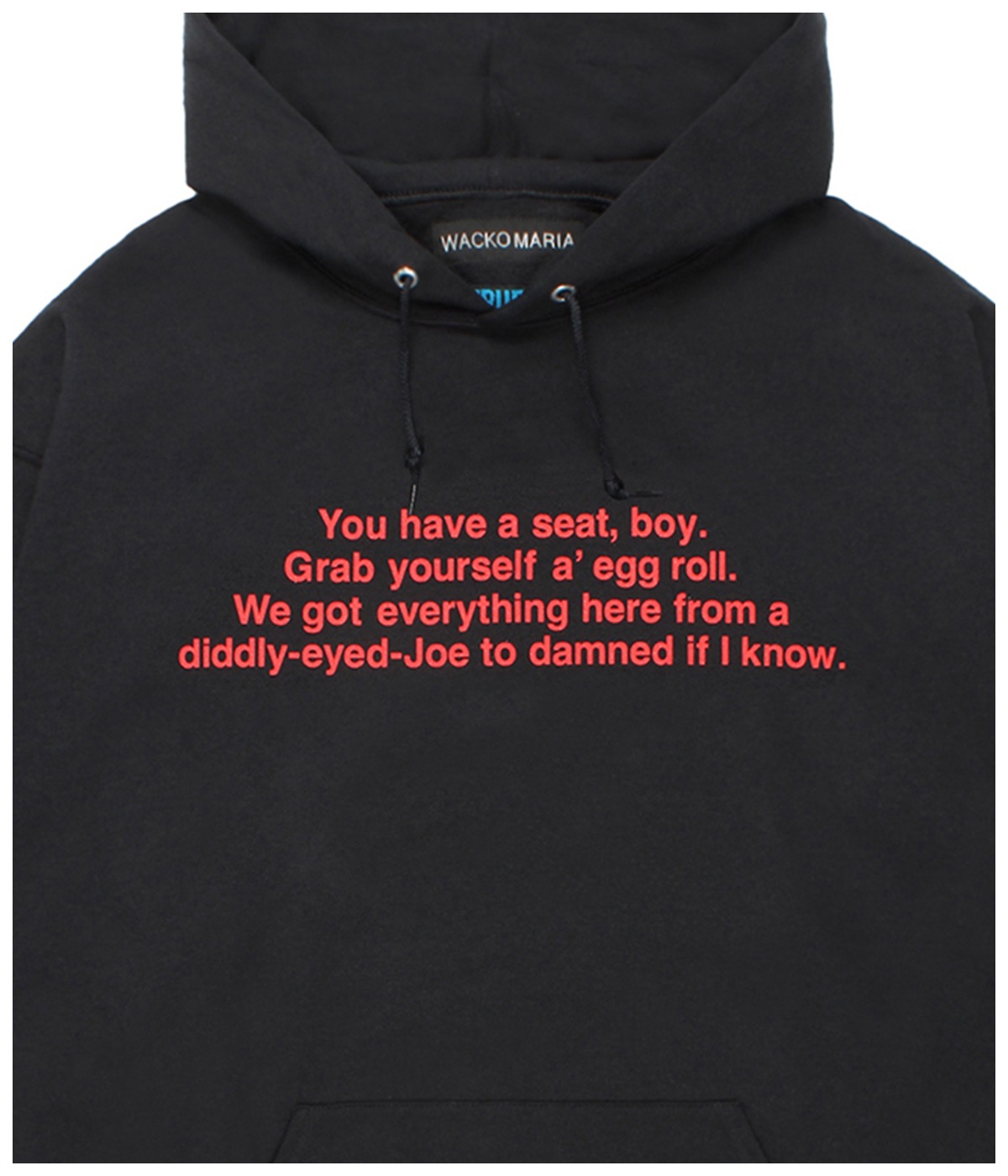 TRUE ROMANCE / HOODED SWEAT SHIRT (TYPE-1)【BLACK】