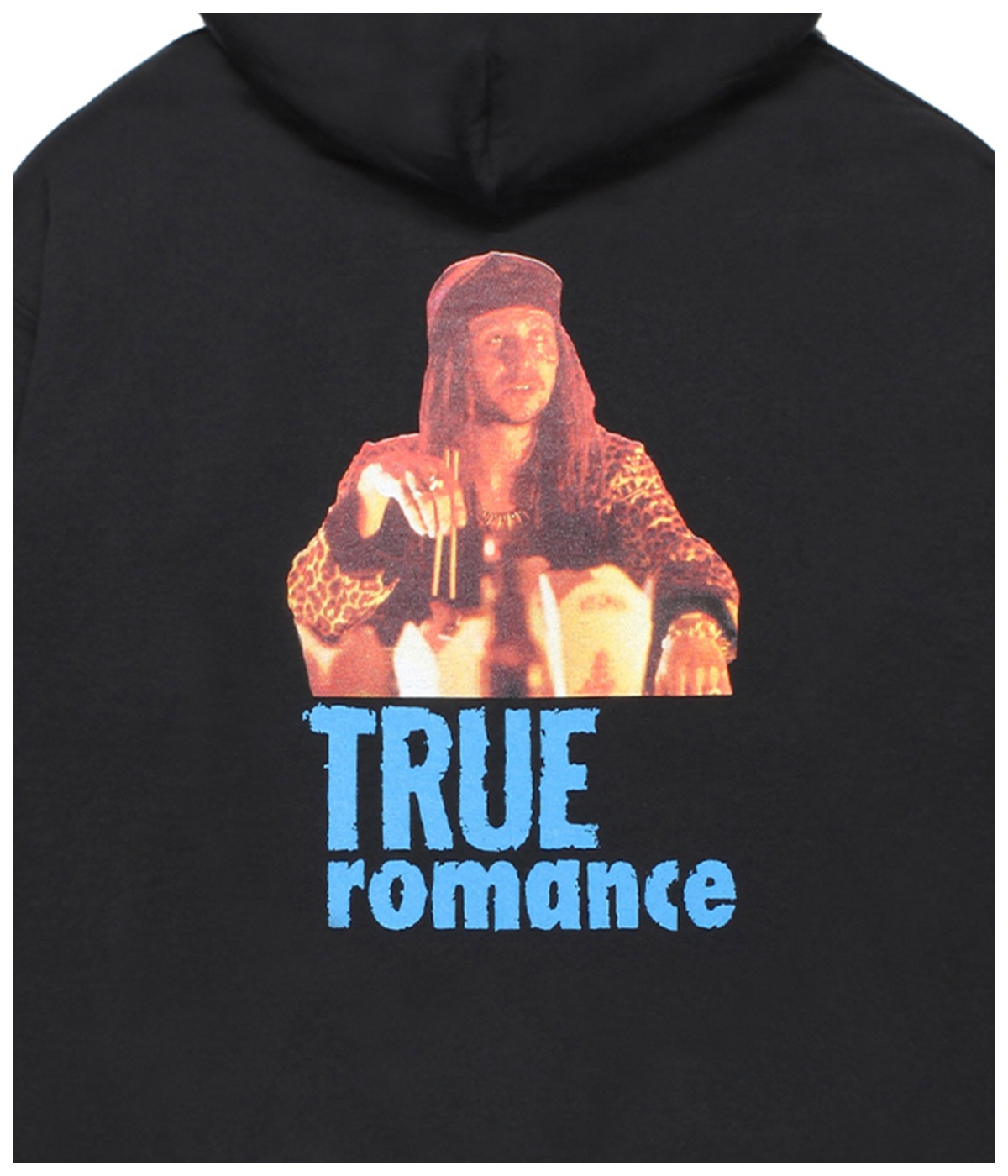 TRUE ROMANCE / HOODED SWEAT SHIRT (TYPE-1)【BLACK】