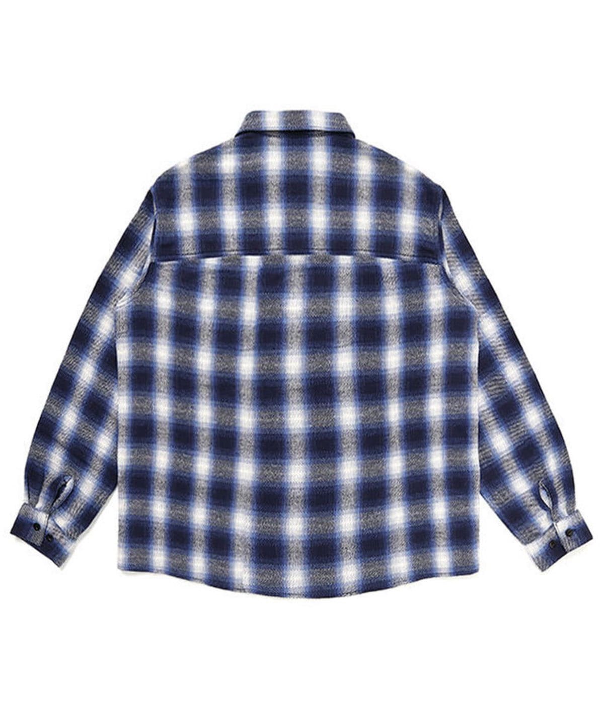 L/S CHECK WORK SHRIT【BLUE】｜CHALLENGER｜MELTING POT（正規取扱店